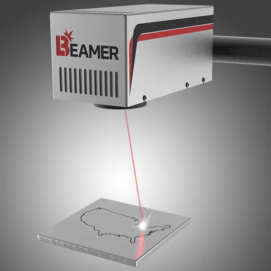 beamer laser marking custom inline laser marking solution system