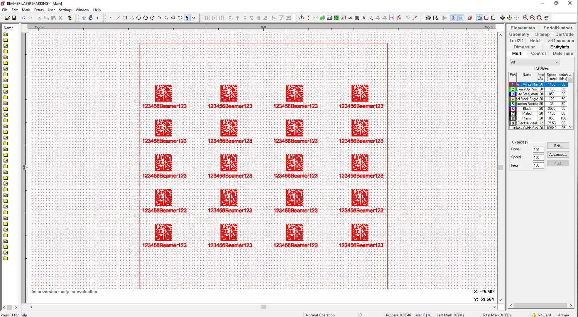 Software Beamer Laser Marking Systems