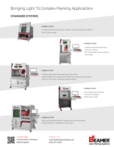 Standard Laser Marking Machines
