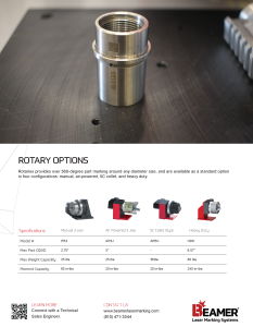 Rotary Marking Brochure