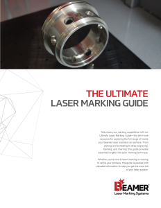 Ultimate Laser Marking Guide