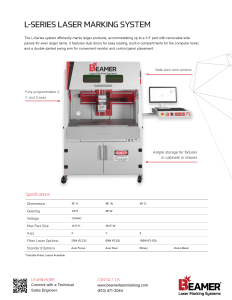 L-Series Laser Marking Machine